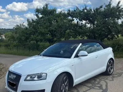 Gebraucht Audi A3 Cabriolet S-Line 160 PS (117 kW) 2008 Weiß Cabrio