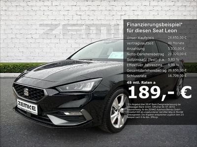 Gebraucht Seat Leon FR 150 PS (110 kW) 2025 Mitternachtsschwarz Limousine