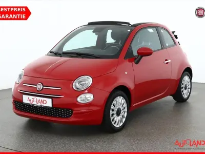 Brugt Fiat 500C Lounge 69 HK (50 kW) 2021 Rød Cabriolet