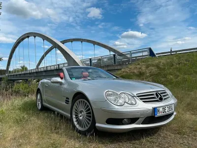 Gebraucht Mercedes SL55 AMG AMG 500 PS (367 kW) 2002 Silber Cabrio