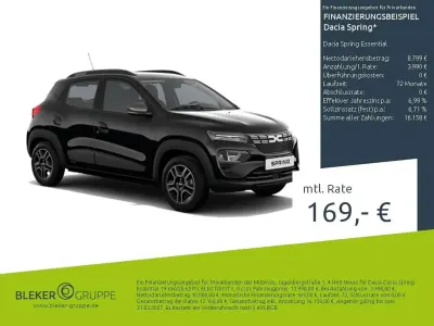 Brugt Dacia Spring Essentiel 33 kW (45 HK) 2023 Sort Hatchback