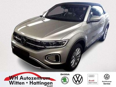 Gebraucht VW T-Roc Cabriolet Style 150 PS (110 kW) 2024 Ivory silver metallic Cabrio