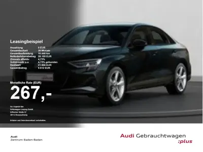 Gebraucht Audi A3 Advanced 150 PS (110 kW) 2025 Schwarz Limousine