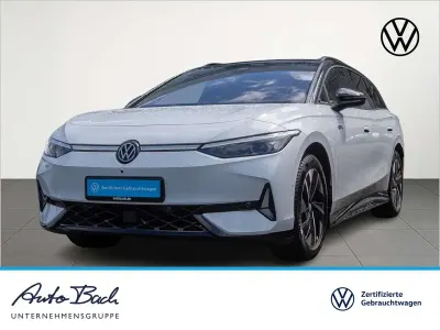 Gebraucht VW ID.7 GTX 250 kW (340 PS) 2025 Gletscherweiß metallic/schwarz Kombi