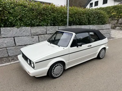 Gebraucht VW Golf Cabriolet 98 PS (72 kW) 1990 Weiß Cabrio