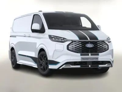 Neu Ford E-Transit Sport 160 kW (218 PS) 2026 Frozen white Van