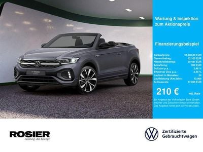 Usata VW T-Roc Cabriolet R-line 150 CV (110 kW) 2025 Grigio Cabrio