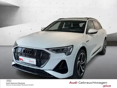 Gebraucht Audi e-tron S-Line 300 kW (408 PS) 2023 Gletscherweiß metallic SUV