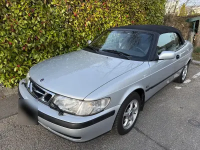 Gebraucht Saab 9-3 150 PS (110 kW) 2001 Silber Cabrio