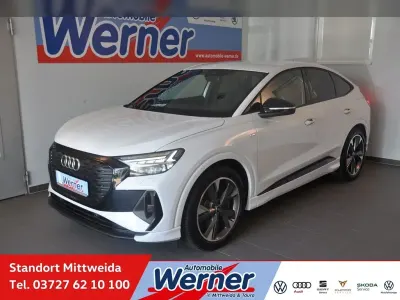 Gebraucht Audi Q4 Sportback e-tron Advanced 150 kW (204 PS) 2022 Gletscherweiß metallic SUV