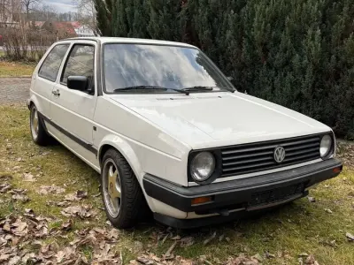 Gebraucht VW Golf 60 PS (44 kW) 1990 Weiß Coupé