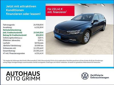 Gebraucht VW Passat Business 150 PS (110 kW) 2023 Aquamarinblau metallic (metallic) Kombi
