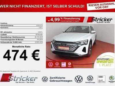 Gebraucht Audi Q8 e-tron Advanced Plus 250 kW (340 PS) 2023 Weiß SUV