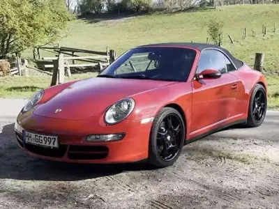 Gebraucht Porsche 911 Carrera 4S Cabriolet 355 PS (261 kW) 2006 Rot Cabrio