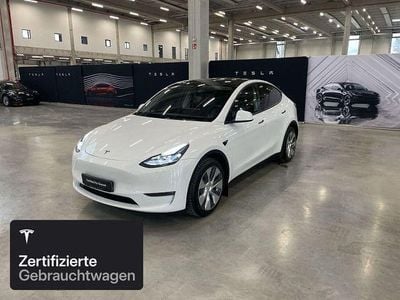 Gebraucht Tesla Model Y Long Range AWD 258 kW (351 PS) 2023 Pearl white multicoat SUV