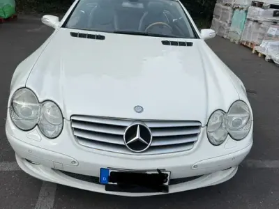 Gebraucht Mercedes SL500 306 PS (225 kW) 2004 Weiß Cabrio