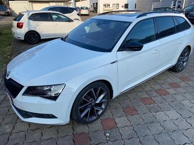 Gebraucht Skoda Superb SportLine 190 PS (139 kW) 2018 Weiß Kombi