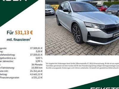 Brillantsilber metallic Gebraucht 2024 Skoda Octavia SportLine Limousine | 37.500 €