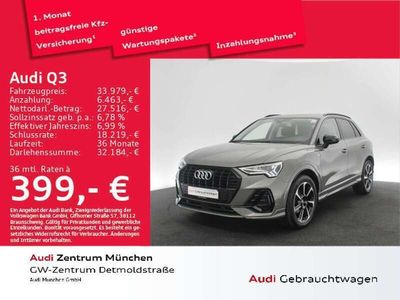 gebraucht Audi Q3 Q3 S line35 TFSI S line Virtual/LED/Navi/Assistenz/19" S tronic