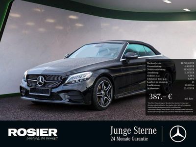 Schwarz Gebraucht 2023 Mercedes C200 AMG Cabrio | 44.750 € (Teuer)