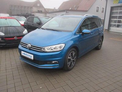 Gebraucht VW Touran Highline 150 PS (110 kW) 2020 Blau Van / Kleinbus
