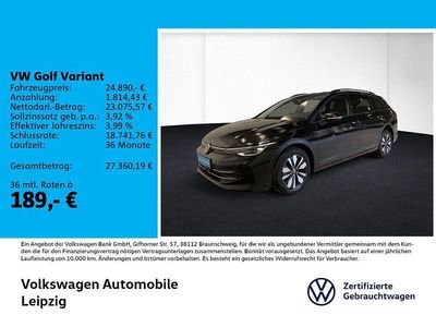 Gebraucht VW Golf VIII Goal 116 PS (85 kW) 2025 Schwarz Kombi