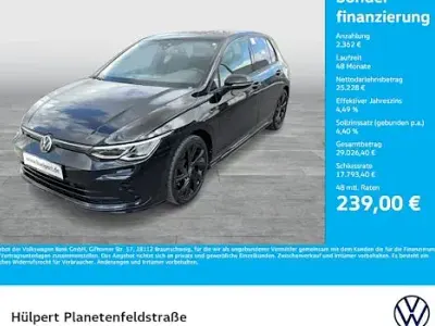 Brugt VW Golf VIII R-line 190 HK (139 kW) 2024 Sort Sedan