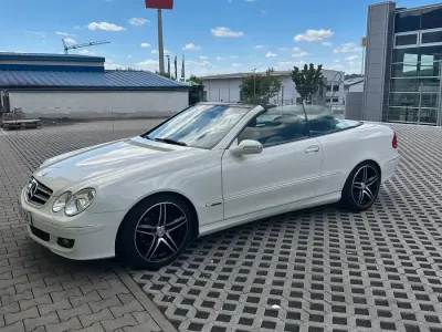 Używany Mercedes CLK200 Avantgarde 184 KM (135 kW) 2008 Biały Kabriolet