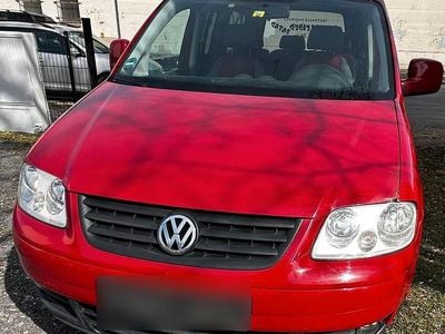 Gebraucht VW Caddy Maxi 105 PS (77 kW) 2008 Rot Van / Kleinbus