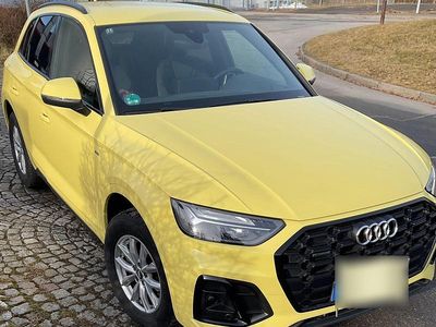 Gebraucht Audi Q5 S-Line 204 PS (150 kW) 2021 Gelb SUV