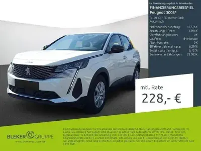 Brugt Peugeot 3008 Active 131 HK (96 kW) 2023 Hvid SUV