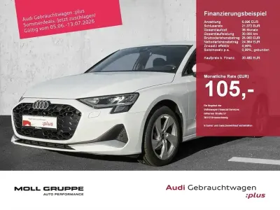 Gebraucht Audi A3 Advanced 150 PS (110 kW) 2025 Gletscherweiß metallic Limousine