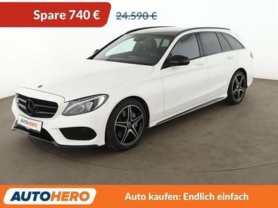 Second-hand Mercedes C300 AMG line 245 CP (180 kW) 2018 Alb Break