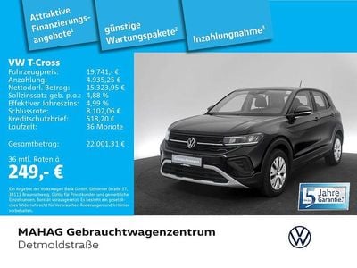 Gebraucht VW T-Cross 95 PS (69 kW) 2025 Schwarz SUV