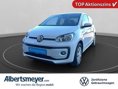 Weiß Gebraucht 2021 VW up! move up! Kleinwagen | 11.599 € (Fairer Preis)
