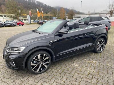Gebraucht VW T-Roc Cabriolet R-line 150 PS (110 kW) 2024 Schwarz Cabrio
