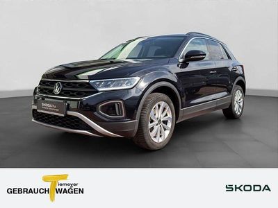 Gebraucht VW T-Roc Life 110 PS (80 kW) 2023 Schwarz SUV