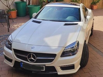 Gebraucht Mercedes SLK55 AMG AMG 421 PS (309 kW) 2014 Weiß Cabrio