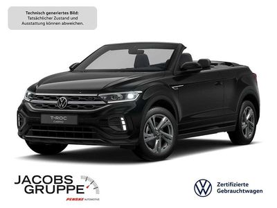 Gebraucht VW T-Roc Cabriolet R-line 150 PS (110 kW) 2025 Schwarz Cabrio