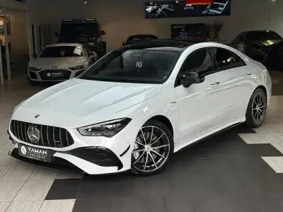 Używany Mercedes CLA35 AMG Premium Plus 320 KM (235 kW) 2024 Biały Sedan/Limuzyna