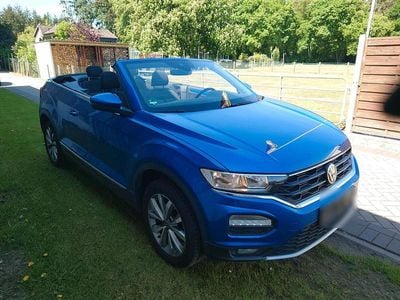 Usata VW T-Roc Cabriolet 110 CV (80 kW) 2021 Blu Cabrio