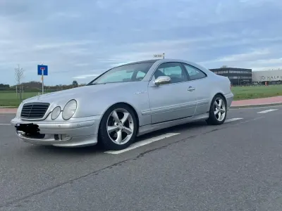 Brugt Mercedes CLK230 197 HK (144 kW) 2001 Sølv Coupe