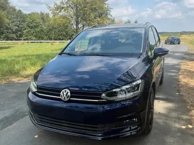 Gebraucht VW Touran Sound 150 PS (110 kW) 2018 Blau Van / Kleinbus