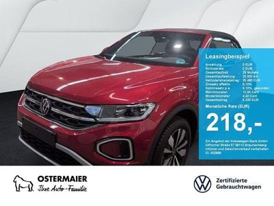 Kings red Gebraucht 2025 VW T-Roc Cabriolet Goal Cabrio | 25.480 € (Superpreis)