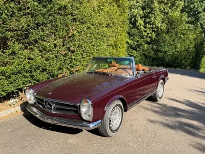 Gebraucht Mercedes SL280 170 PS (125 kW) 1971 Rot Cabrio