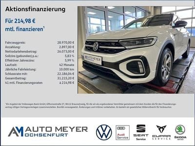 Gebraucht VW T-Roc R-line 150 PS (110 kW) 2025 Pure white SUV