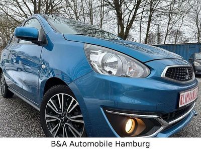 Gebraucht Mitsubishi Space Star Diamant Edition 80 PS (58 kW) 2017 Blau Kleinwagen