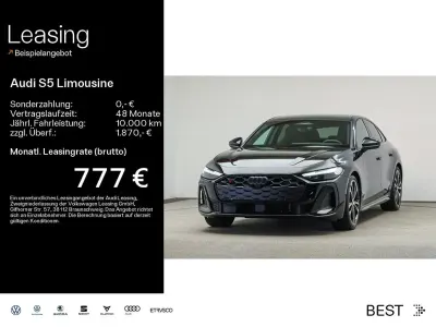 Nowe Audi S5 Sport 367 KM (269 kW) 2026 Czarny Sedan/Limuzyna