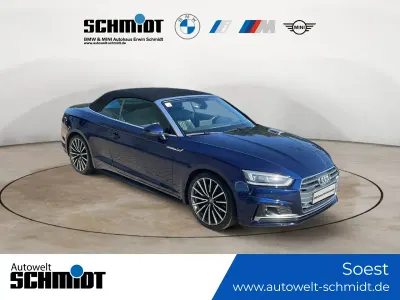 Gebraucht Audi A5 Cabriolet S-line plus 190 PS (139 kW) 2019 Navarrablau Cabrio