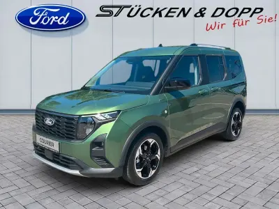 Neu Ford Tourneo Courier Active 125 PS (91 kW) 2025 Grün Van / Kleinbus